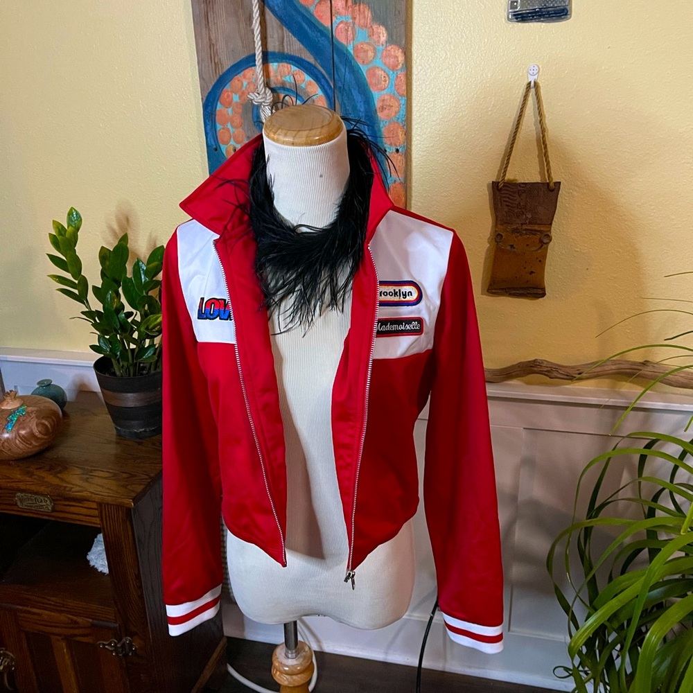 Cute teen jacket. Retro style.